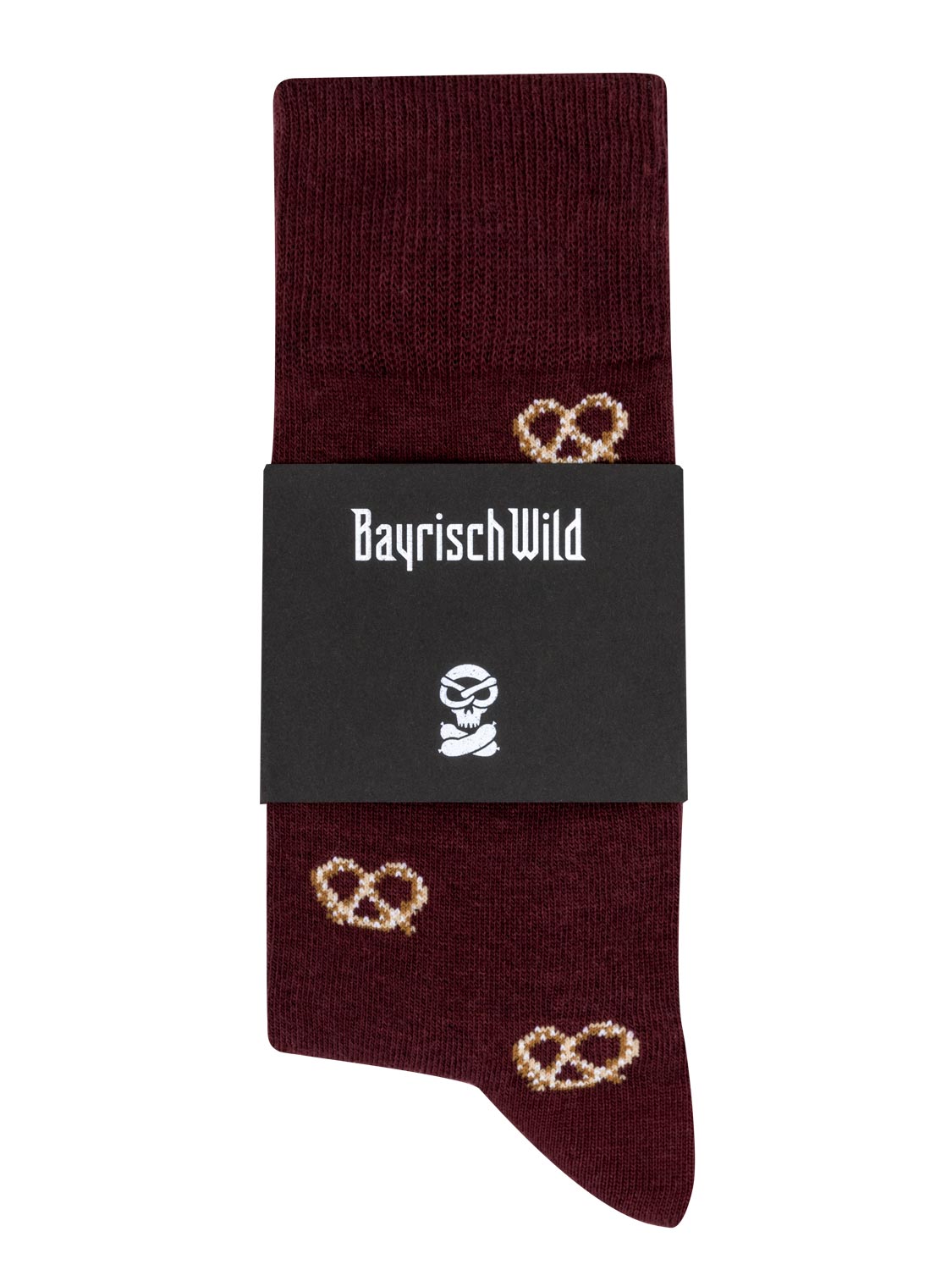 Wilde Socke Burgundy Brezen 39-42