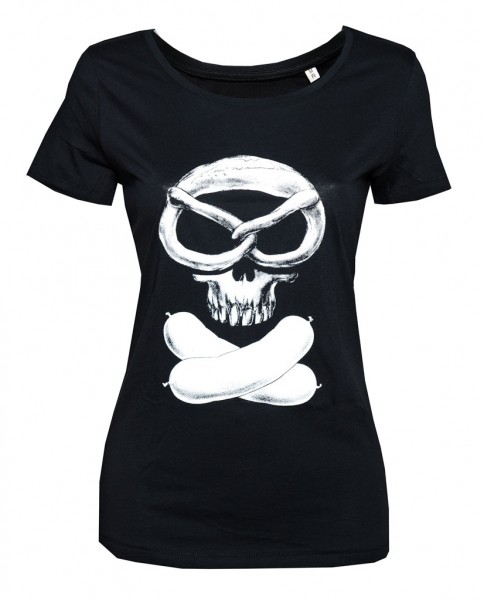 Totenkopf Piraten T-Shirt Der Wilde, women